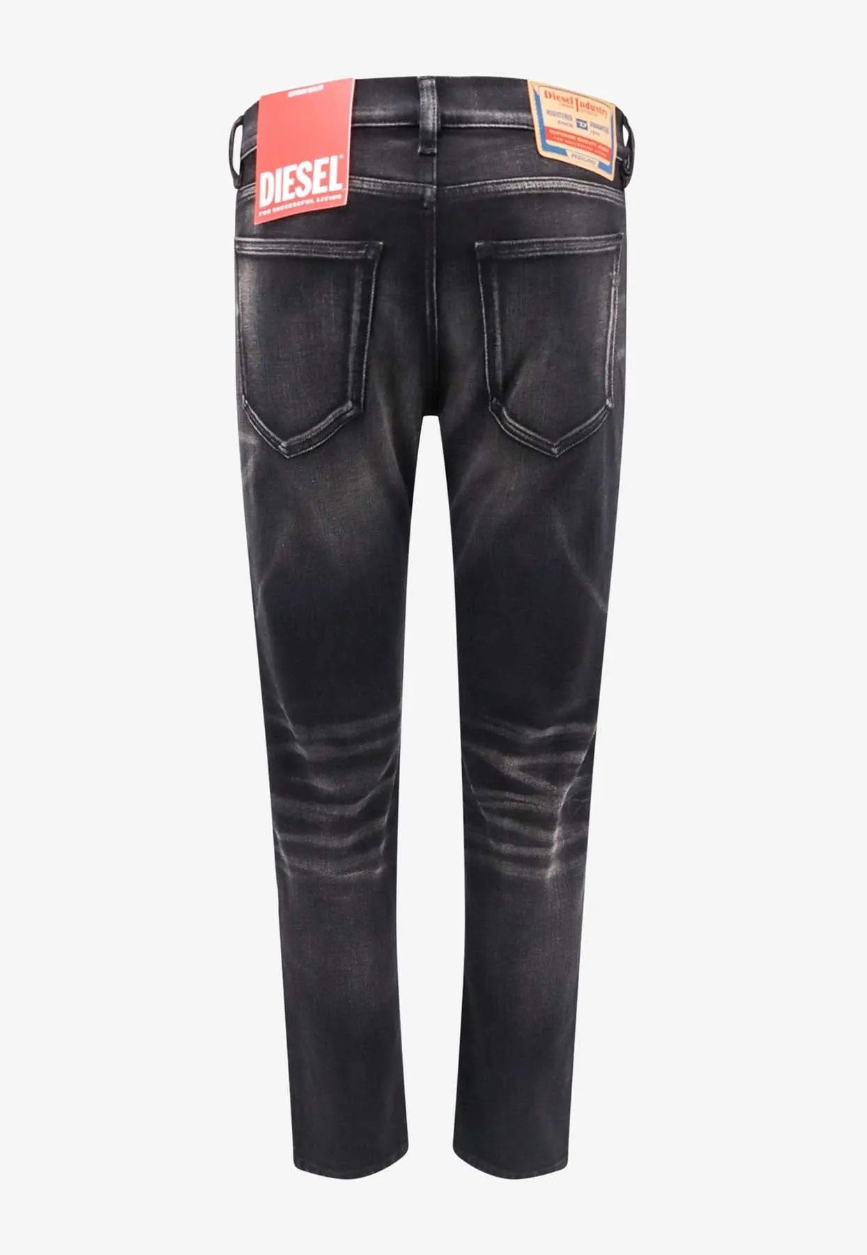 2019 D-Strukt Logo Patch Slim Jeans