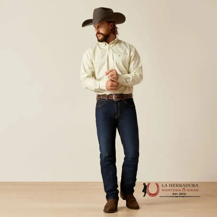 ARIAT CLASSIC WT GRIFFIN CREAM LONG SLEEVE SHIRT