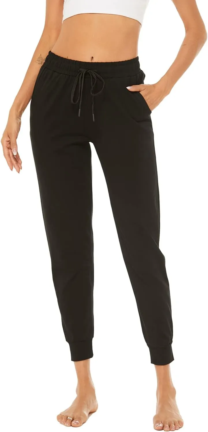 AvaCostume Women's Lightweight Cotton Sweatpants Yoga Joggers Lounge Casual Pants with Pockets