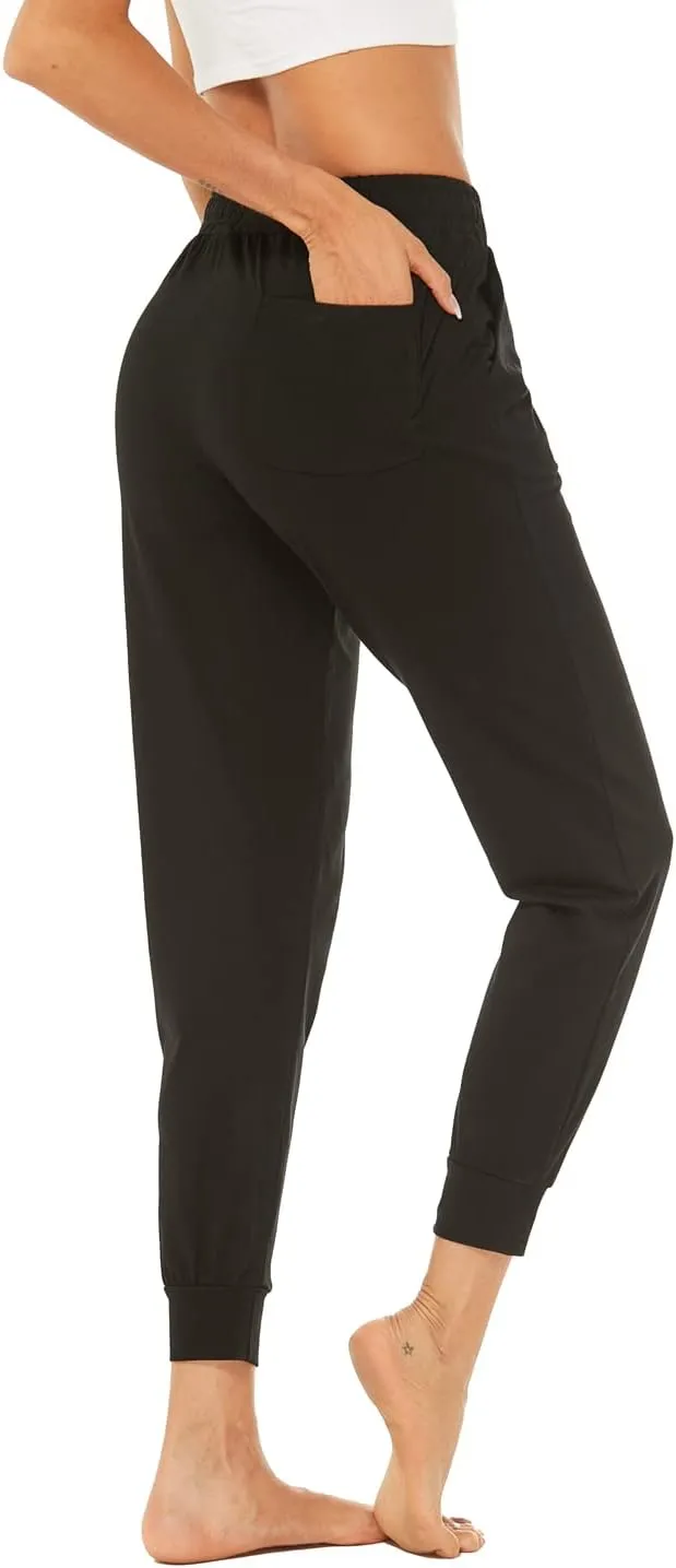 AvaCostume Women's Lightweight Cotton Sweatpants Yoga Joggers Lounge Casual Pants with Pockets