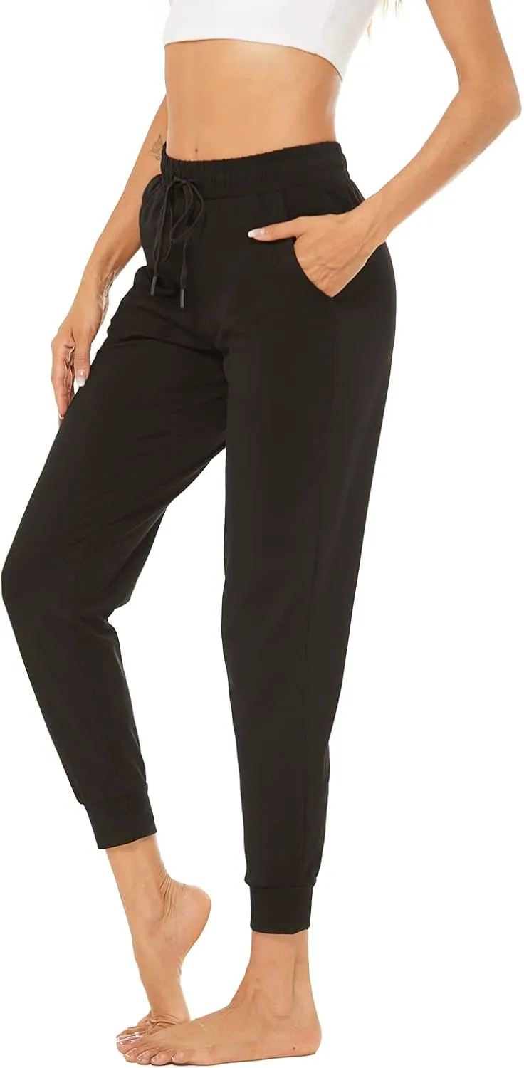AvaCostume Women's Lightweight Cotton Sweatpants Yoga Joggers Lounge Casual Pants with Pockets
