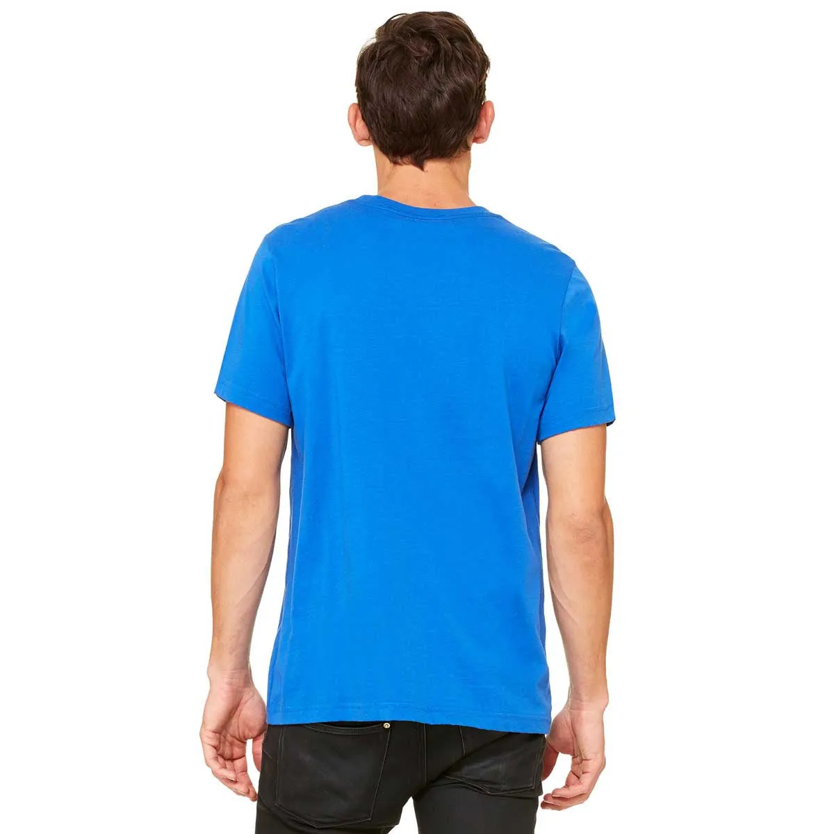 Bella   Canvas Unisex True Royal Poly-Cotton Short-Sleeve T-Shirt