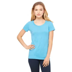 Bella   Canvas Women's Aqua Triblend Short-Sleeve T-Shirt