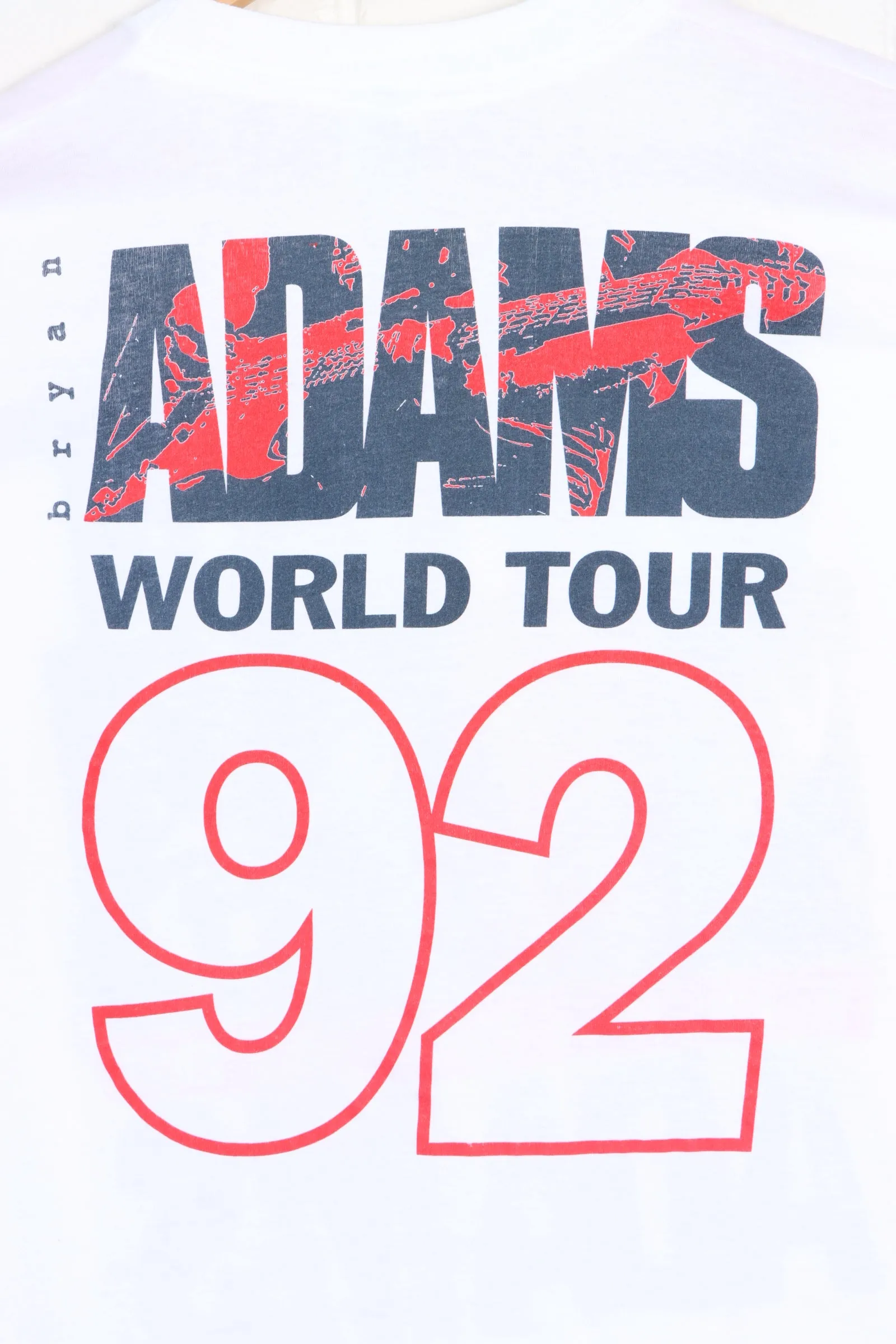 Bryan Adams 'Waking Up The World' 1992 Tour Single Stitch T-Shirt (L)