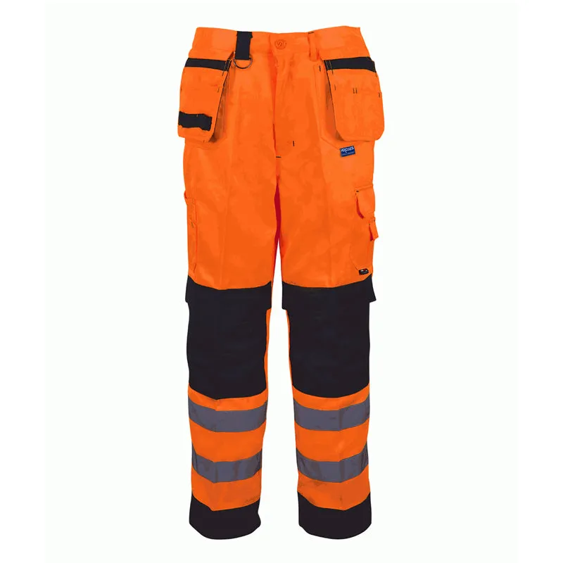 Builder Two-Tone Hi Vis Trousers