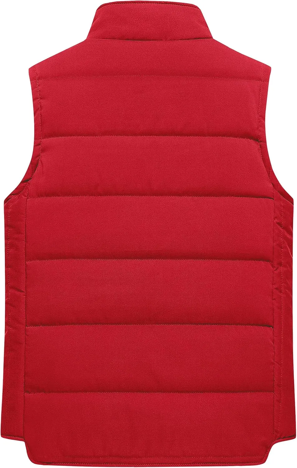 Chrisuno Women's Puffer Vest Casual Stand Collar Quilted Waistcoat Outdoor Padded Ski Vest