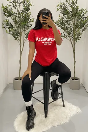 Classic Israella Tee (Red)