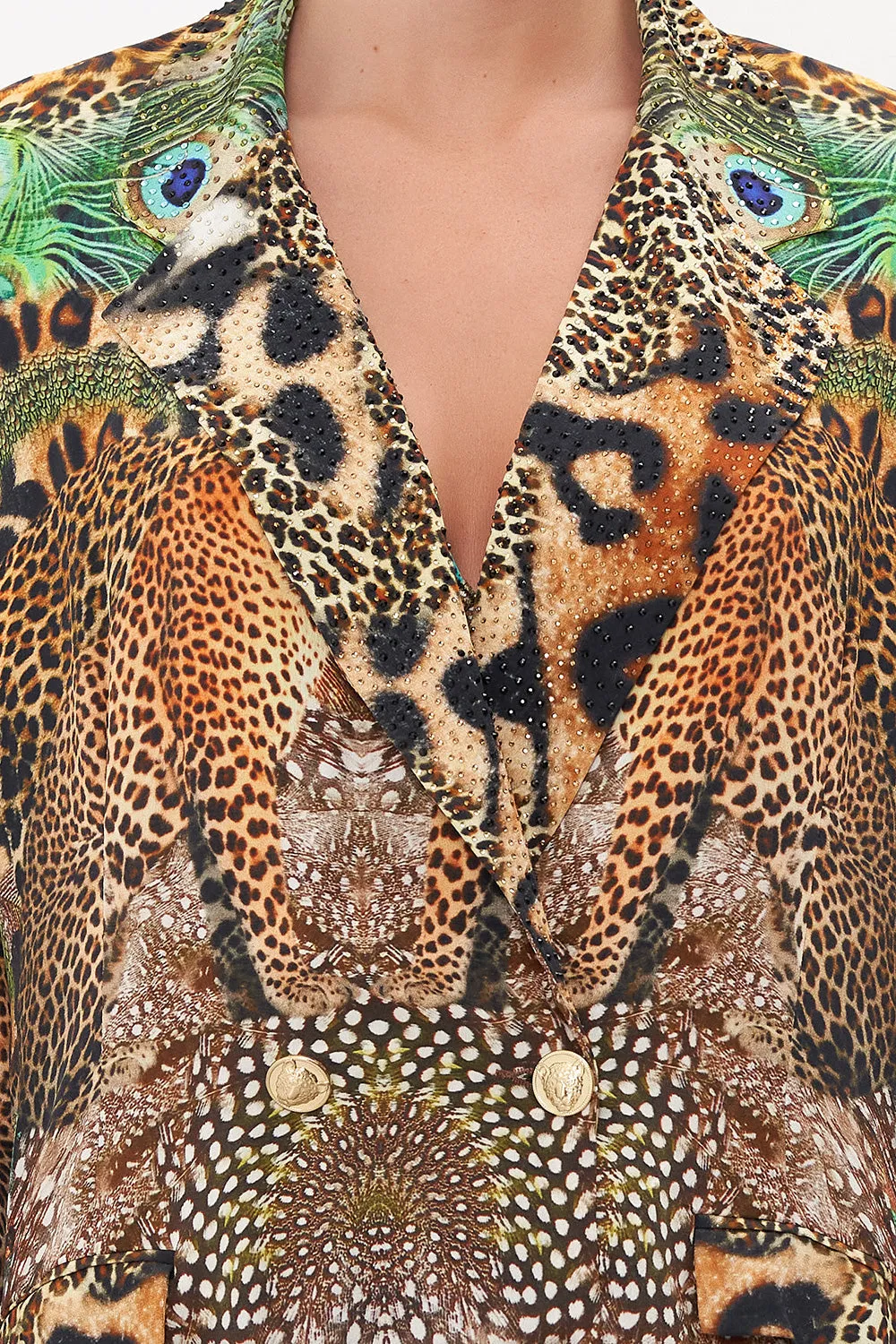 DOUBLE BREASTED SOFT JACKET SURREALIST XANADU