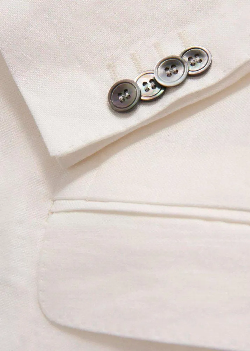 Egel Soft Blazer - White Sand