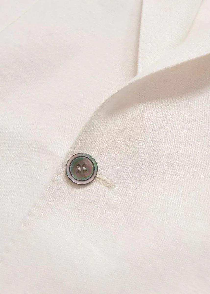Egel Soft Blazer - White Sand