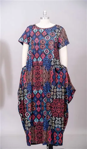 Kara Chic CHH24010 Authentic Print Bubble Dress