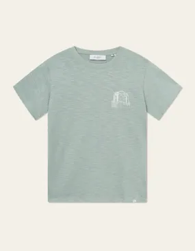 Les Deux - Hotel T-shirt - Light Jade Green/Light Ivory