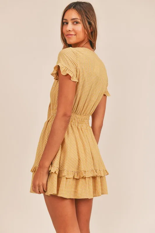 Marley Dress - Mustard [S-L]