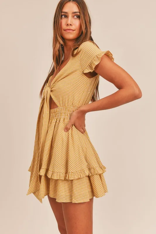 Marley Dress - Mustard [S-L]