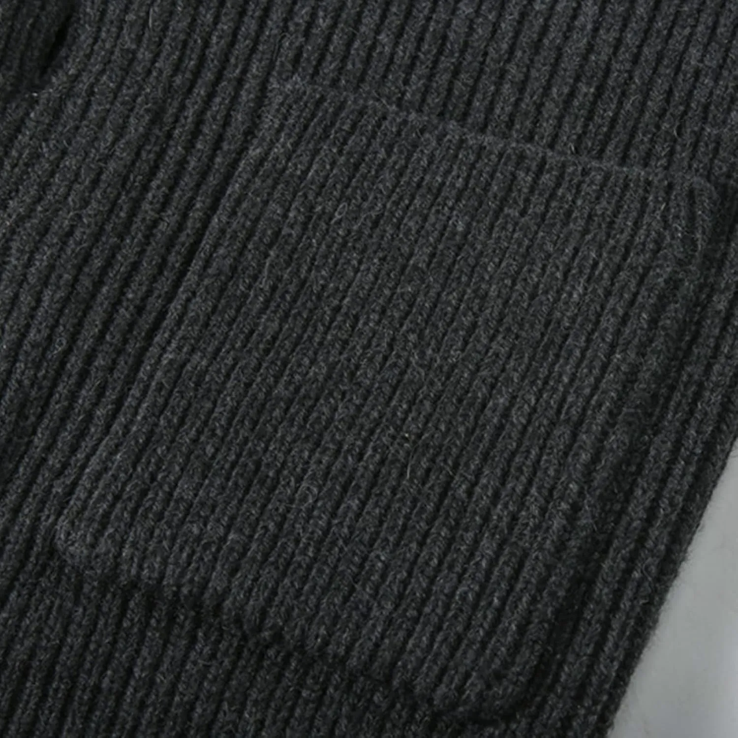 Men Shawl Collar Slim Cardigan Casual Thermal Knitted Sweaters with Pockets Soft Cotton Button Down Knit Sweater