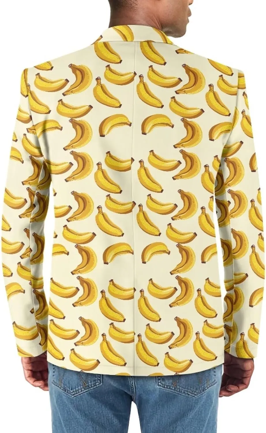 Men's Casual Blazer Long Sleeve Blazer Suit Soft Jackets with 2 Pocket One Button Business Jacket Size XS-5XL