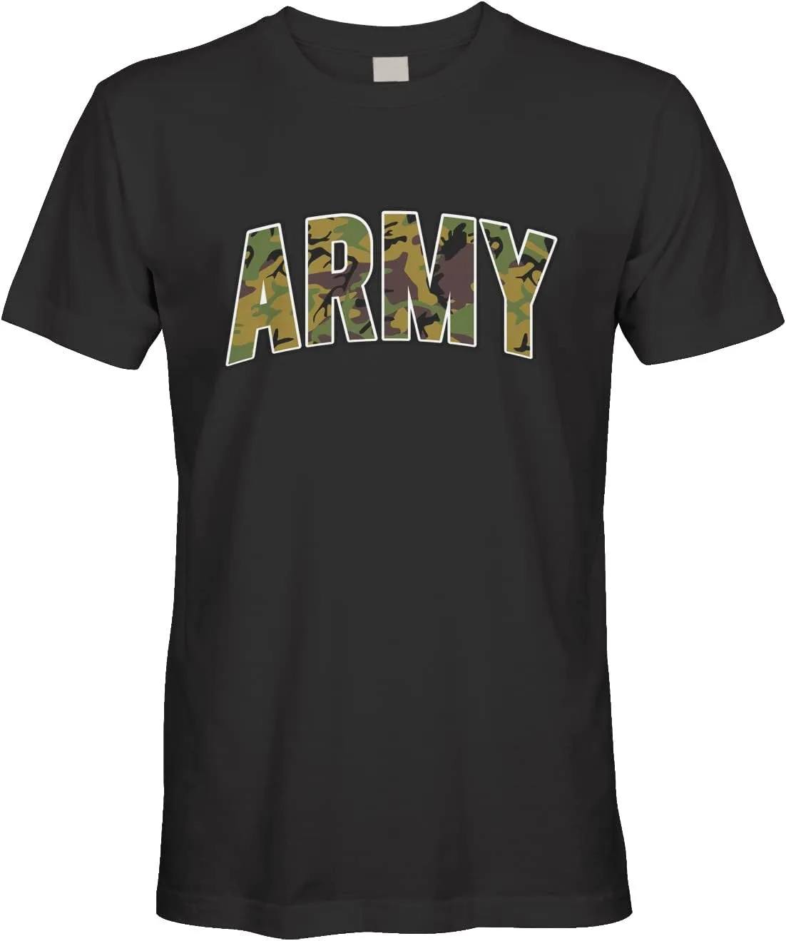 Men's Classic Camouflage Army Military Infantry T-Shirt
