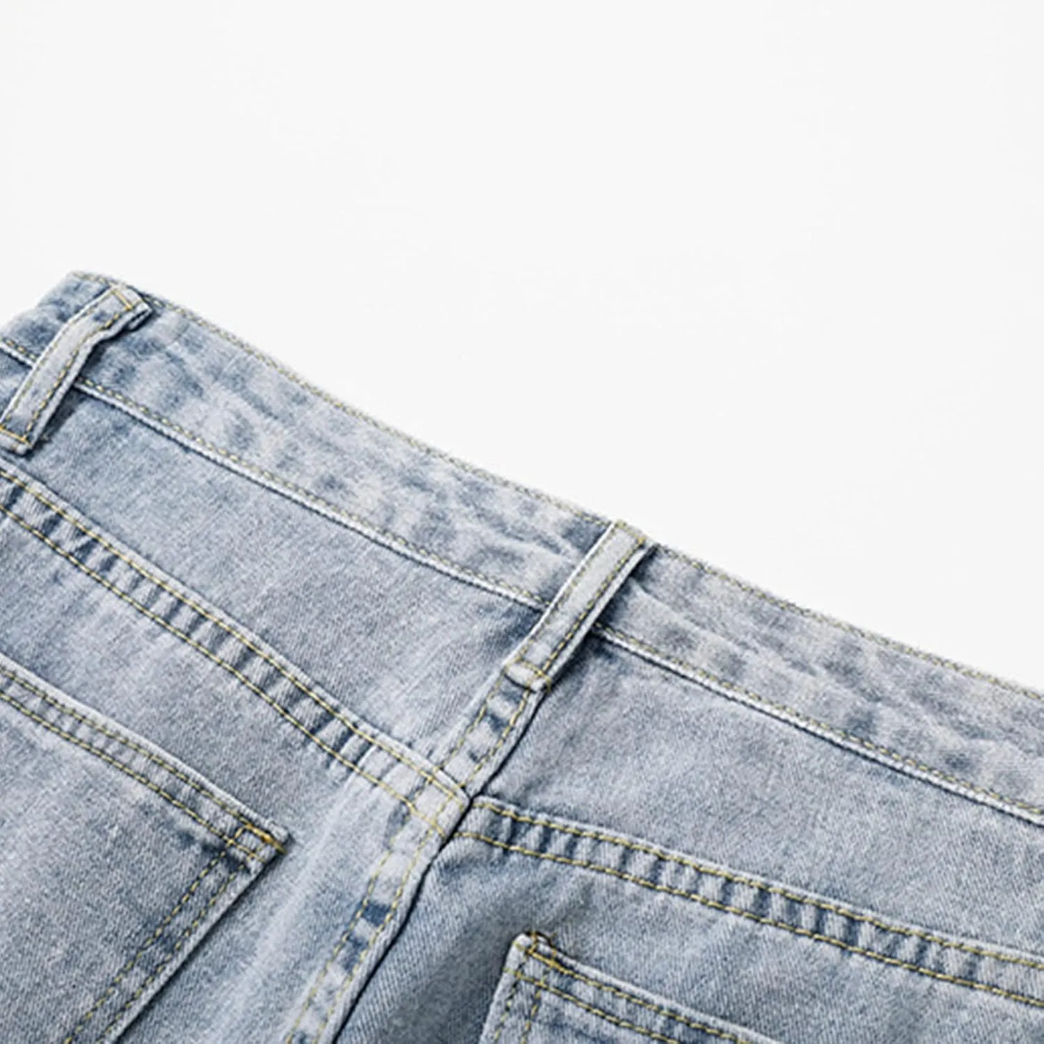 Men's Loose Fit Straight Leg Jeans Relaxed Fit Lightweight Denim Jeans Classic Regular Fit 5 Pockets Jean Pants