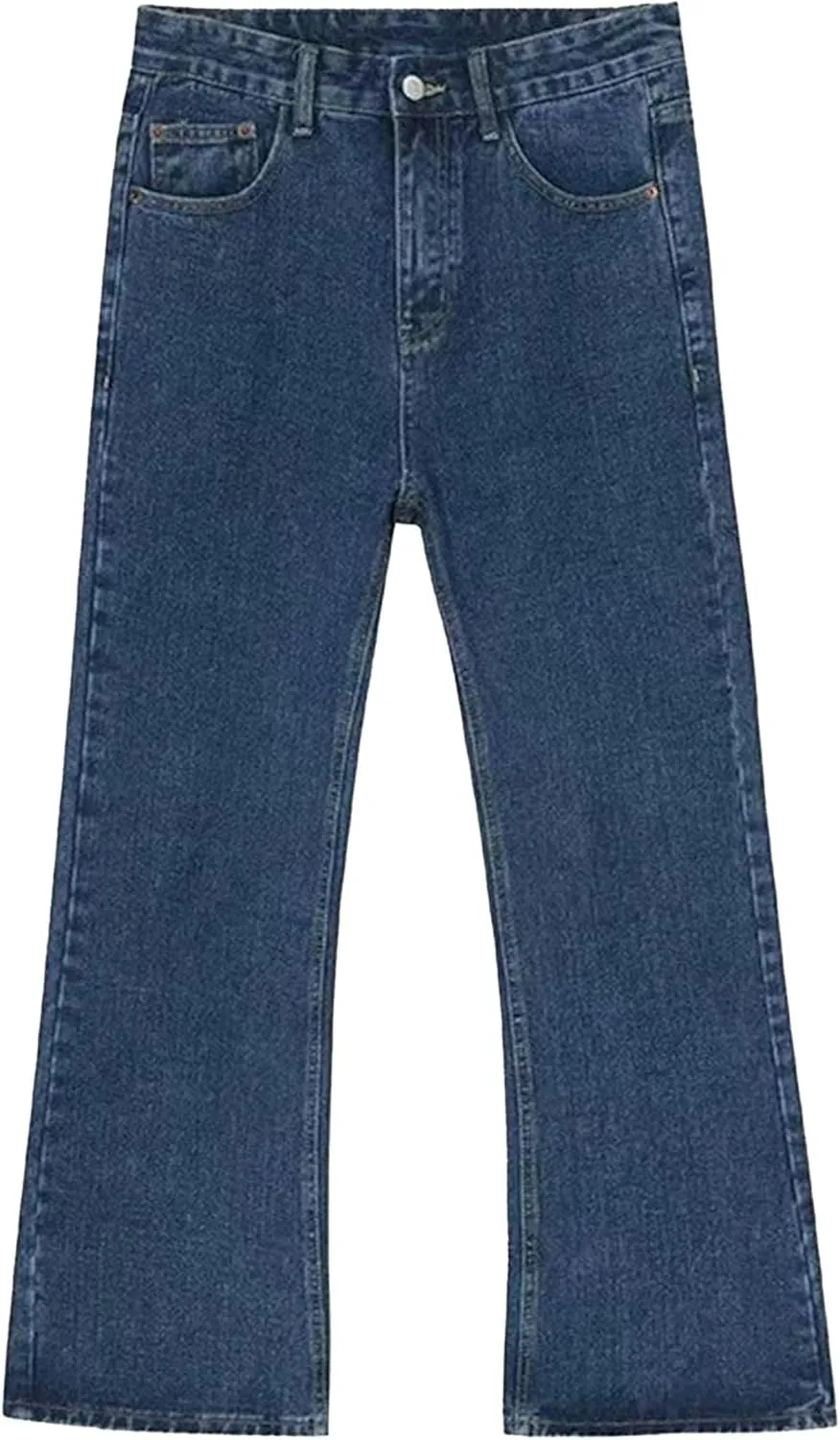 Men's Wide Leg Washed Hip Hop Jeans Fashion Loose Fit Classic Denim Pants Vintage Comfort Streetwear Jeans