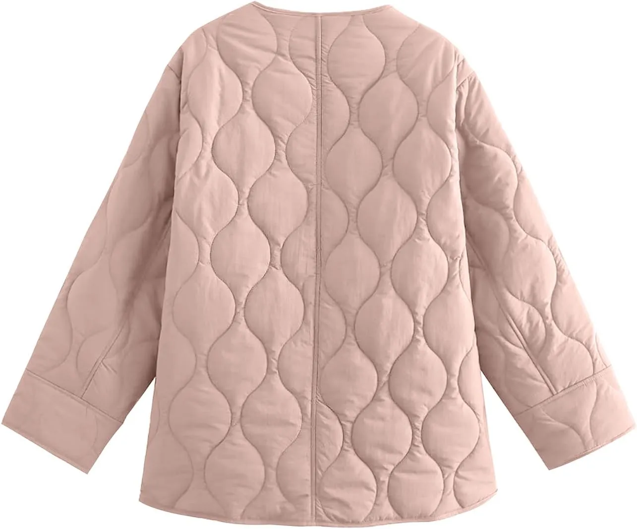 PEHMEA Women's Quilted Lightweight Jackets Button Down Puffer Jacket Coats Fashion Warm Padded Outwear with Pockets