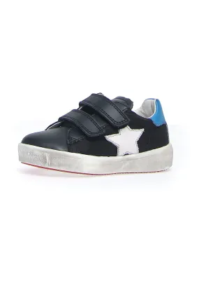 SALE SP23 Naturino Annie VL Metallic Fabric Velcro Sneaker