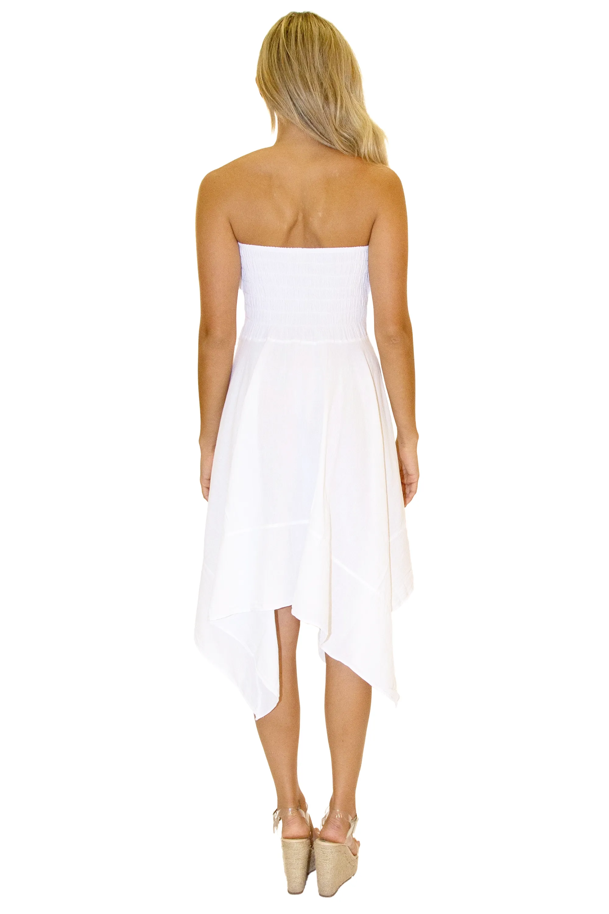 'Sasha' Strapless Flowy Dress