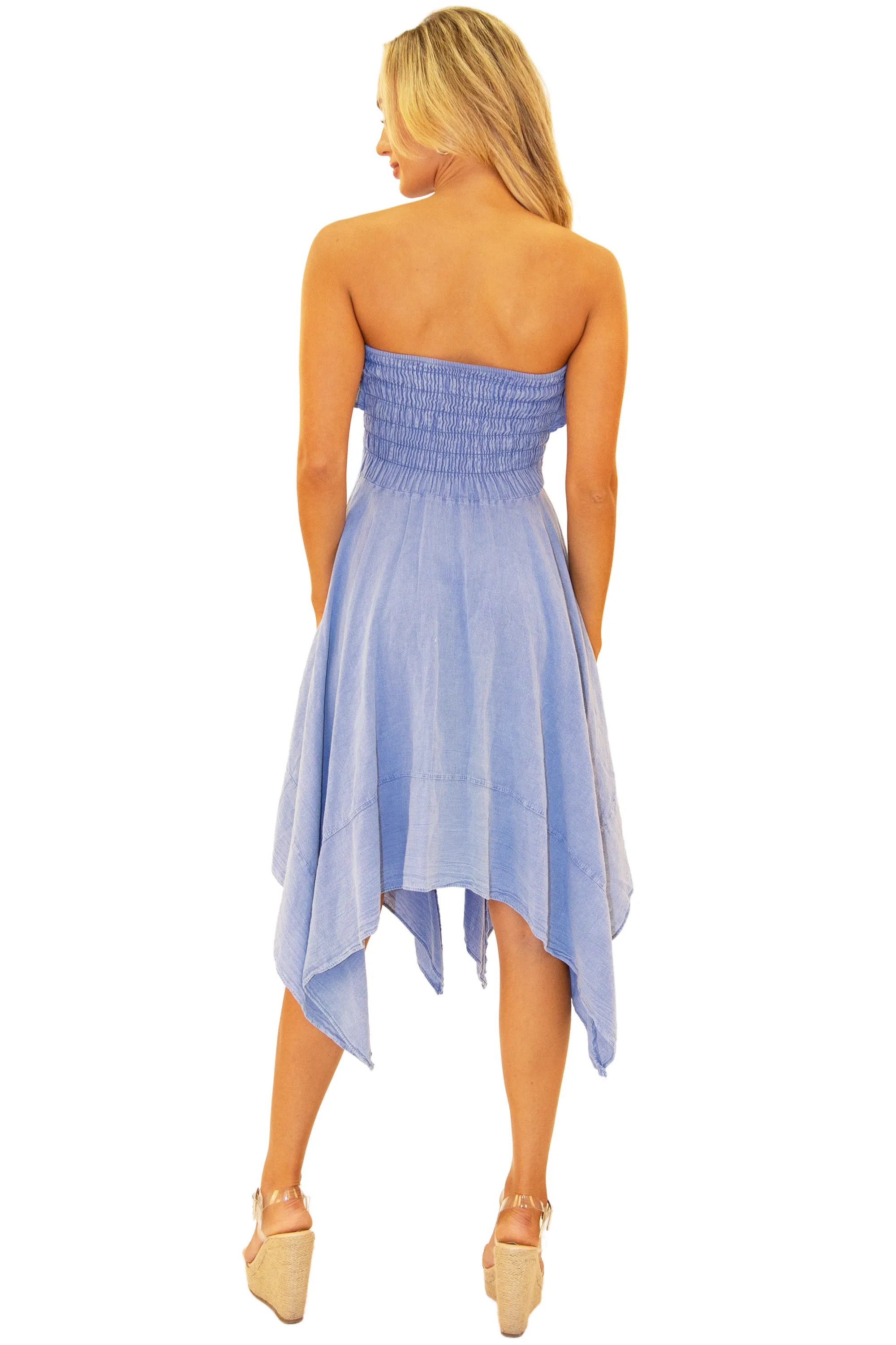 'Sasha' Strapless Flowy Dress