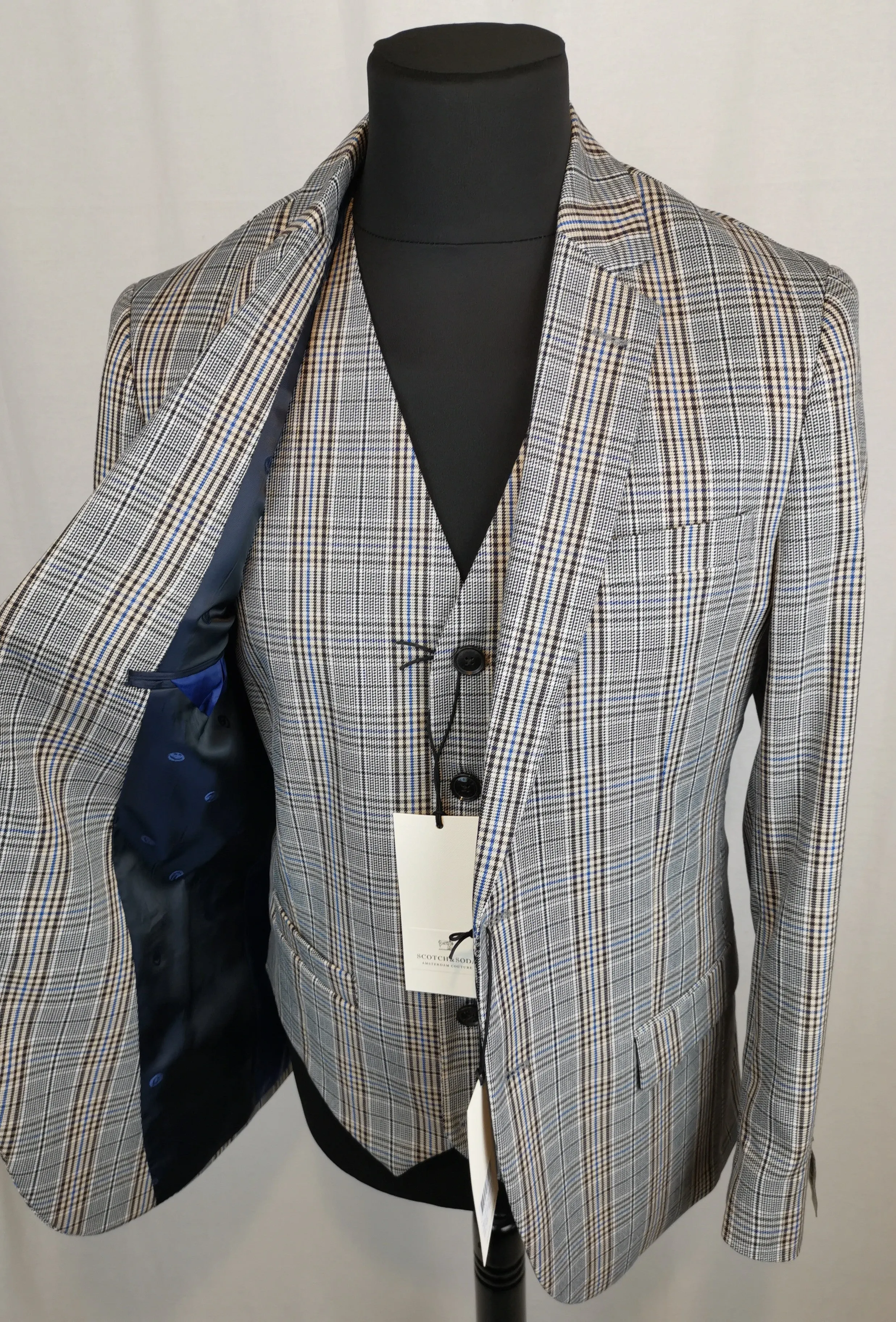 Scotch and Soda Check Blazer