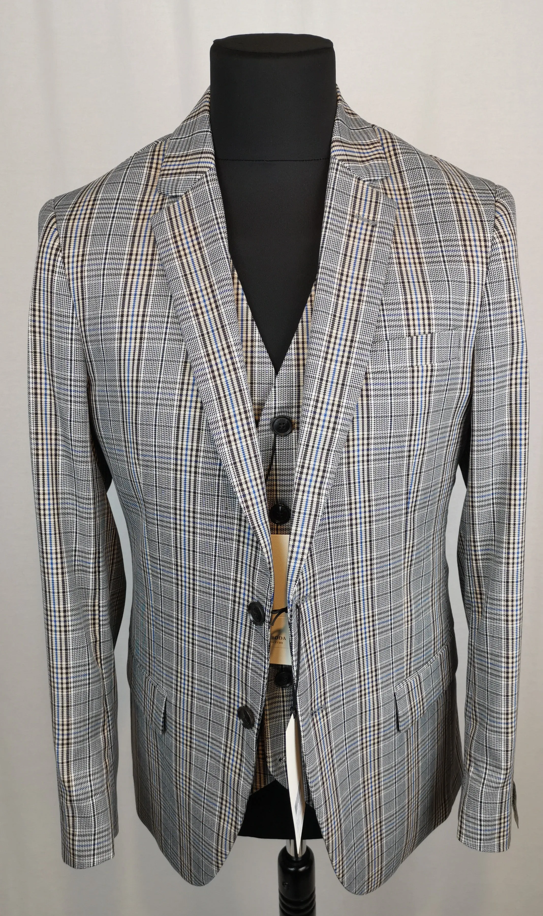 Scotch and Soda Check Blazer