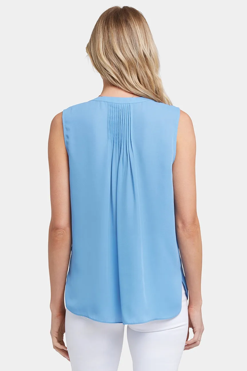 Sleeveless Pintuck Blouse | Pacific Coast