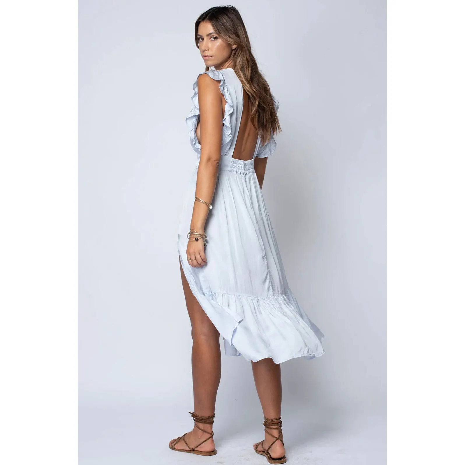 The Jessie Midi in Crystal Blue