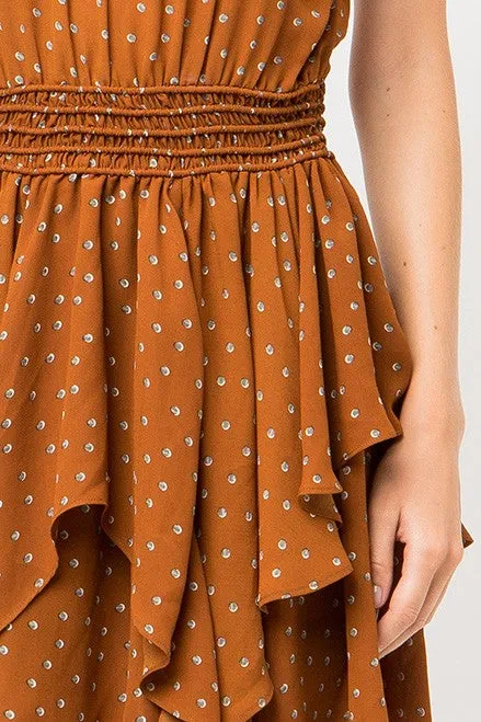 Vestido Olanes en Falda con Cintura Smock