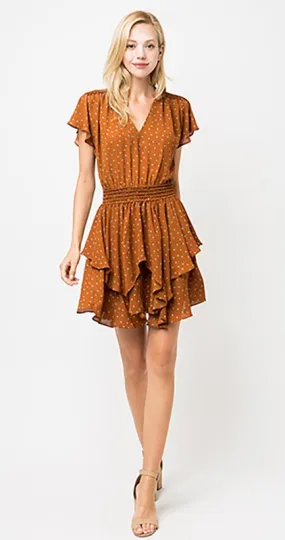 Vestido Olanes en Falda con Cintura Smock