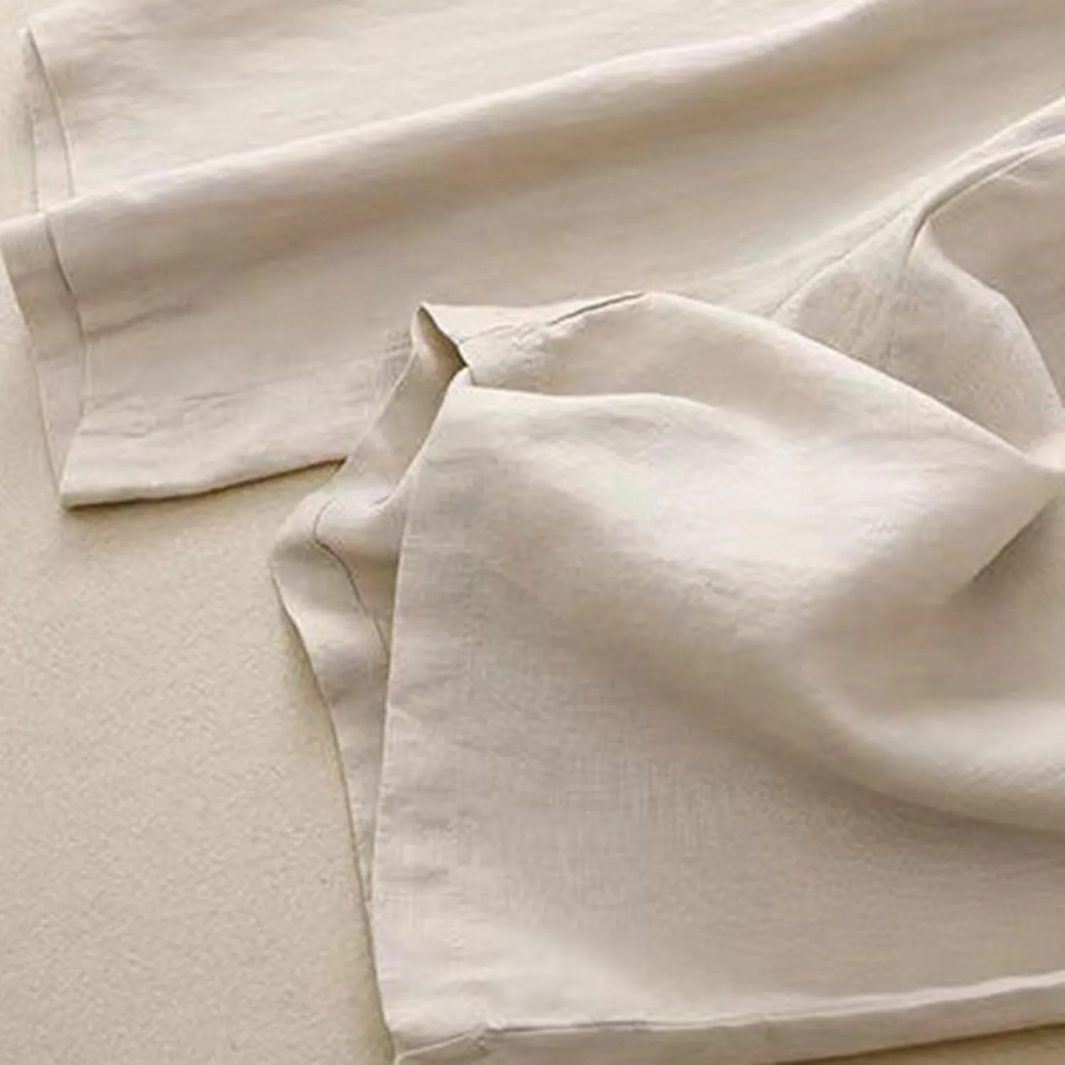 Women's Cotton Linen Palazzo Trousers Elastic Waist Wide Leg Capri Pants Summer Trendy Vacation Breathable Flowy Pant